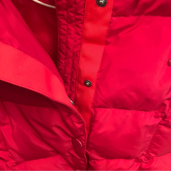 LACOSTE  Red Puffer Coat - Picture 4 of 10